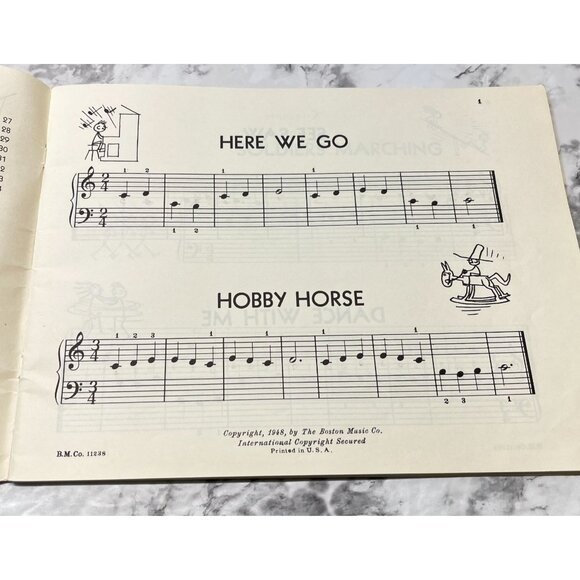 Vintage Car Tune Land Piano Book for Beginners 40s Sheet Music Gene Byrnes Illus - Picture 4 of 8